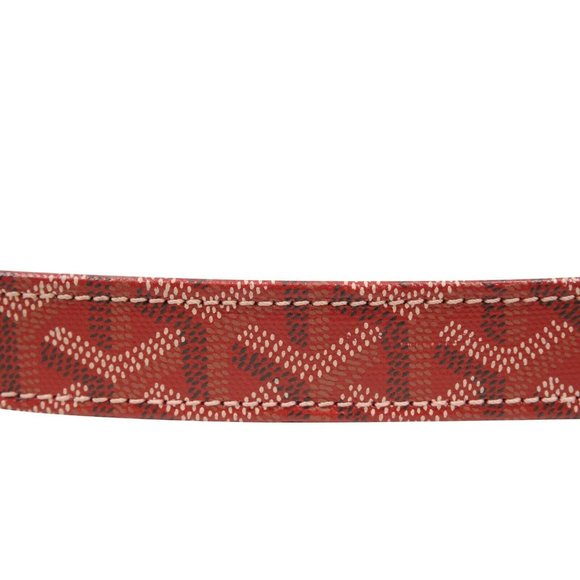 Goyard Red Dog Animal Animal Thick Short Red Leash Collar Strap Pet Accessories - Picture 3 of 7